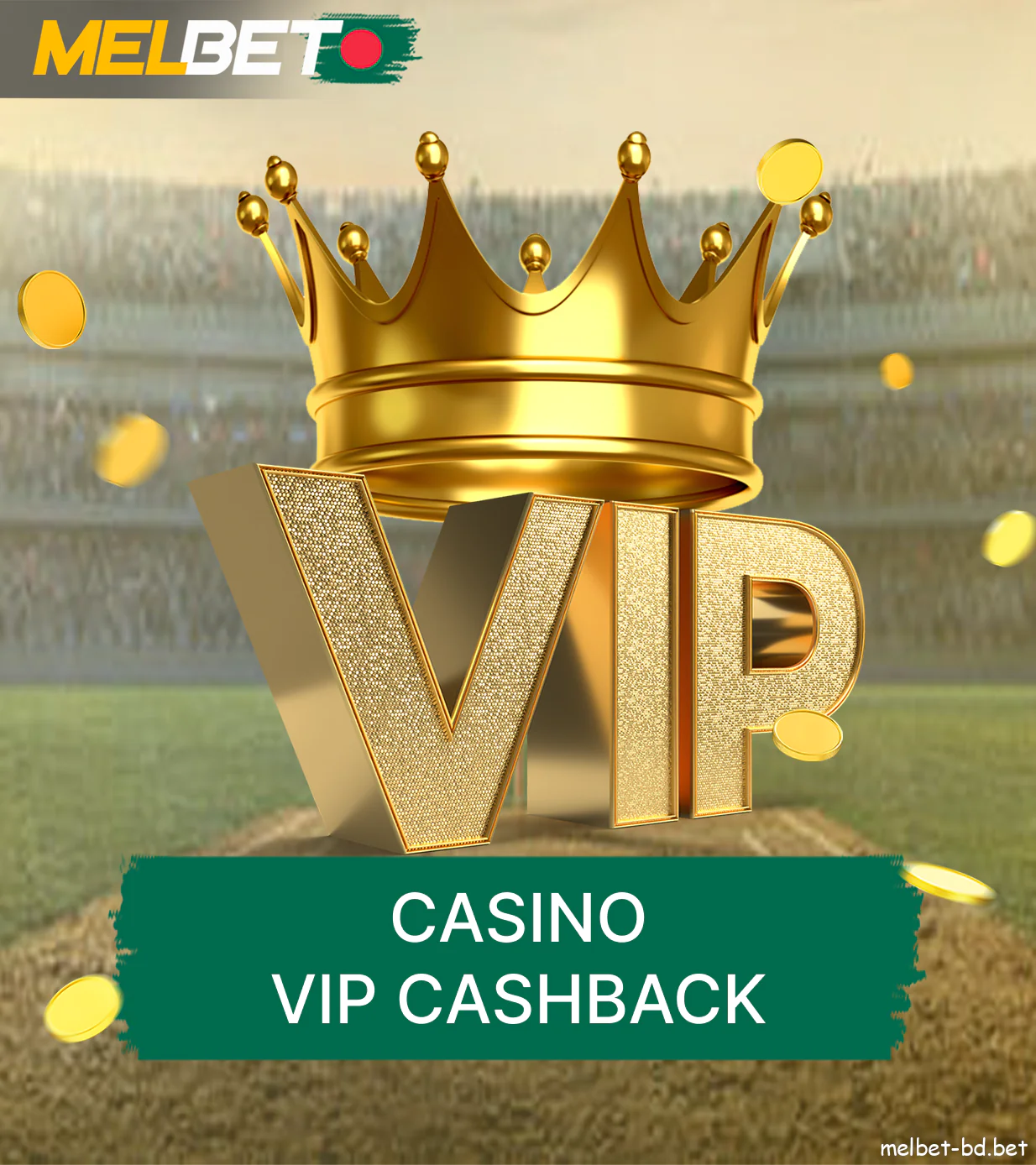 Casino VIP Cashback on Melbet website in Bangladesh