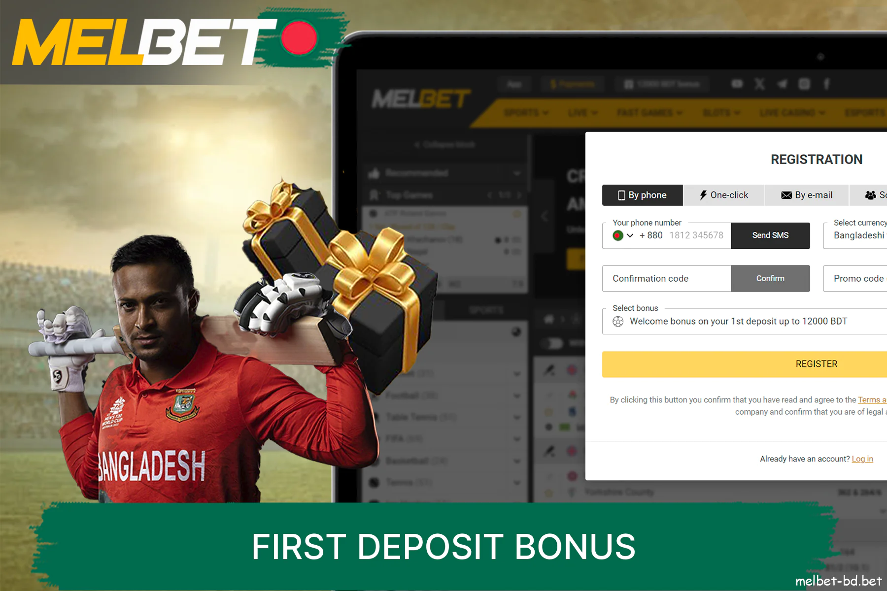 Melbet first deposit bonus for new players in Bangladesh