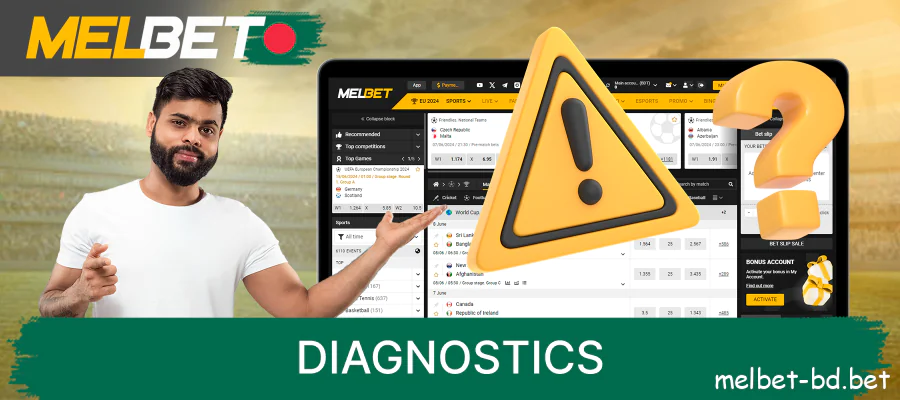 Diagnosis on Melbet site for Bangladeshi players