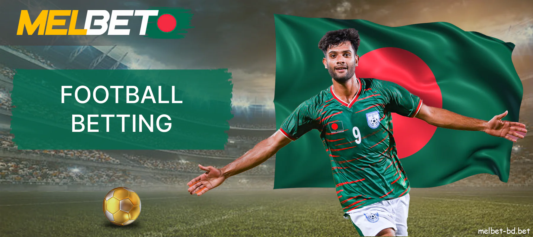 Online football betting on Melbet website for Bangladeshi players