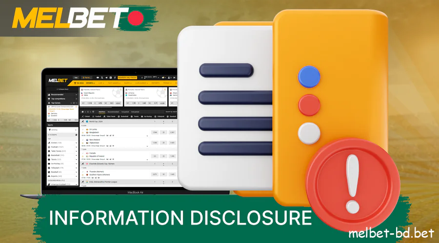 Melbet Bangladesh website information disclosure