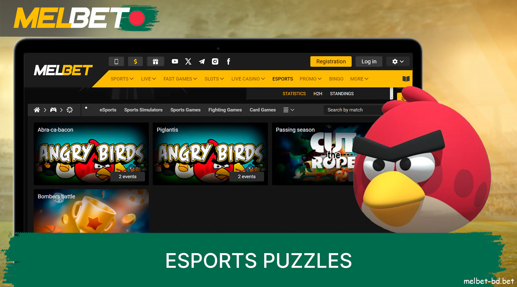 eSports Puzzles at Melbet betting site