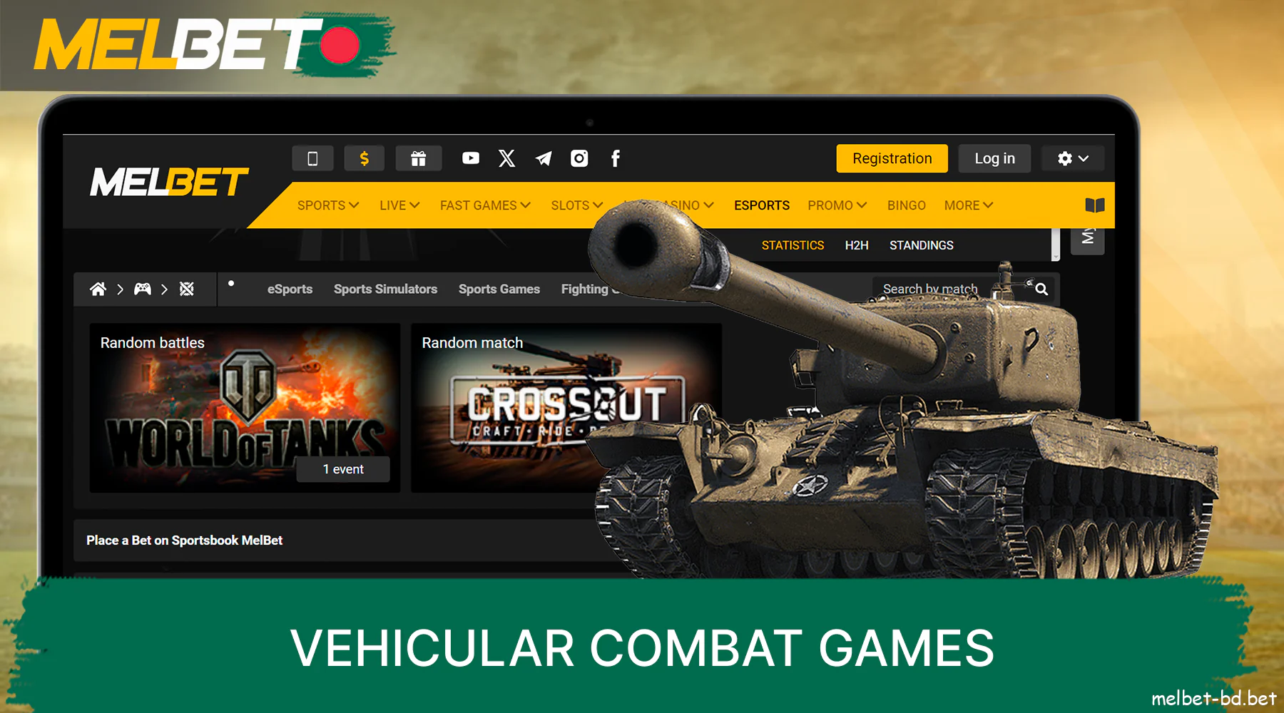 Melbet Vehicular Combat game category for Bangladeshi players