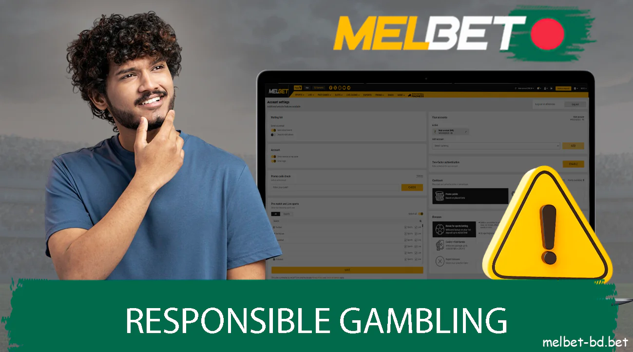 Users can set limits at Melbet