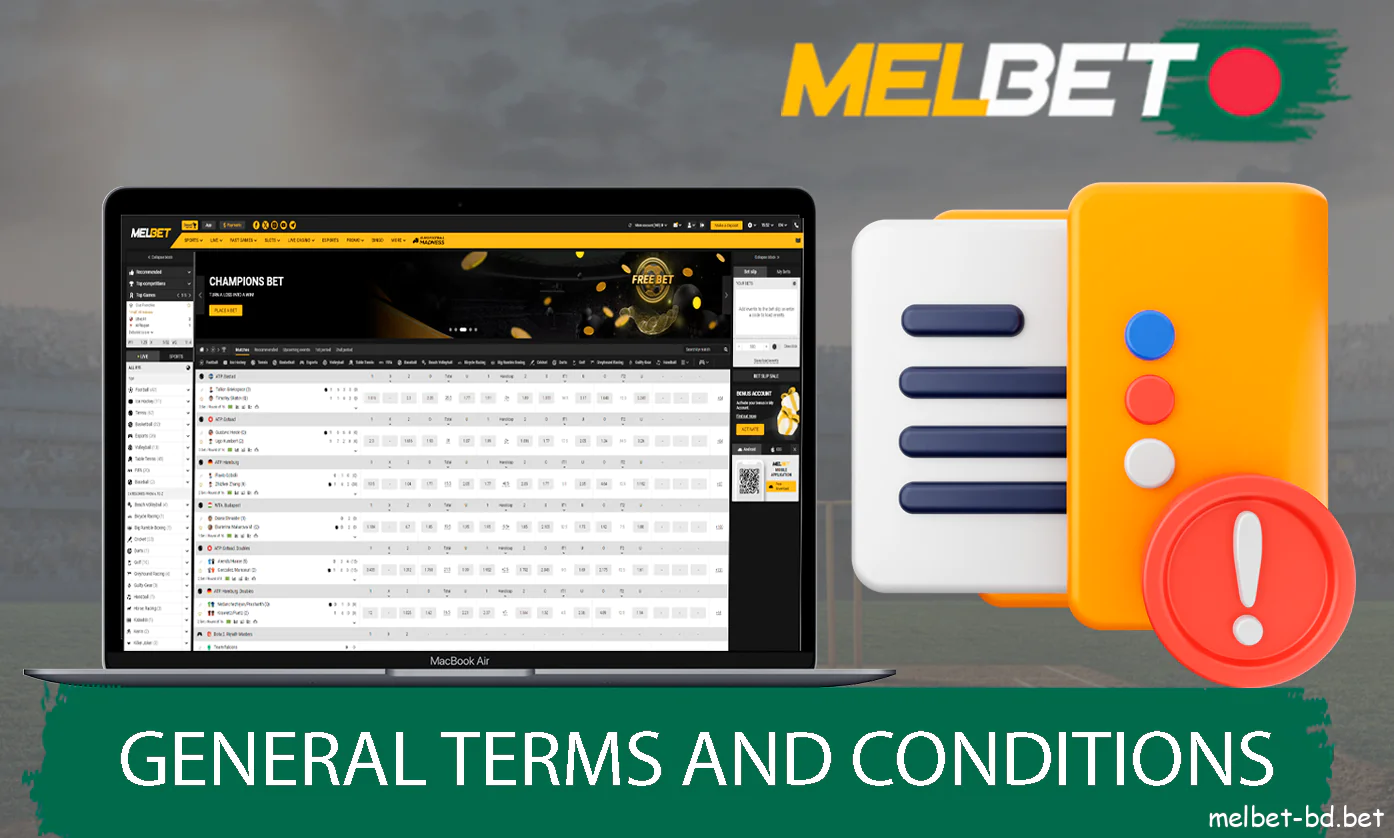 General conditions to protect Melbet and bettors