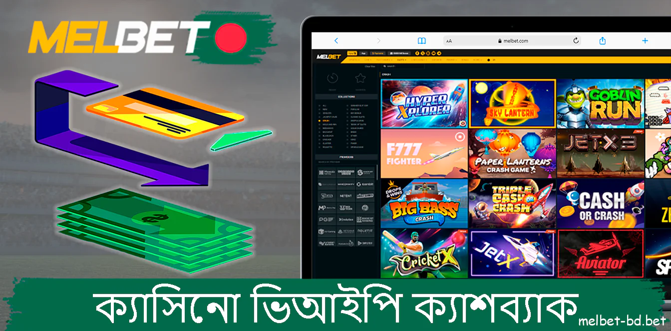 ক্যাসিনো ভিআইপি ক্যাশব্যাক Melbet